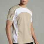 RHS01|| BEIGE|| Round Neck Half Sleeve
